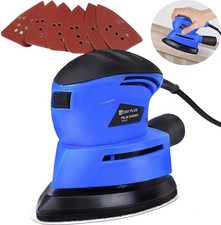 PRO. Electric Sander Sanding Machine For Wood Wall Power Tool W/ Sanding Sheets