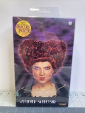 Disney Hocus Pocus Winifred Sanderson Wig Red Curly Halloween Costume Accessory