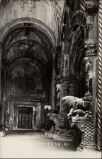 RPPC Trogir Croatia Cathedral vintage postcard n756
