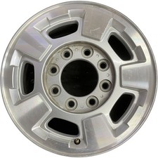 Chevrolet Machined Silver Sierra 2500 Hd Suburban 3500 Wheel 17x7.5 Alloy 5500