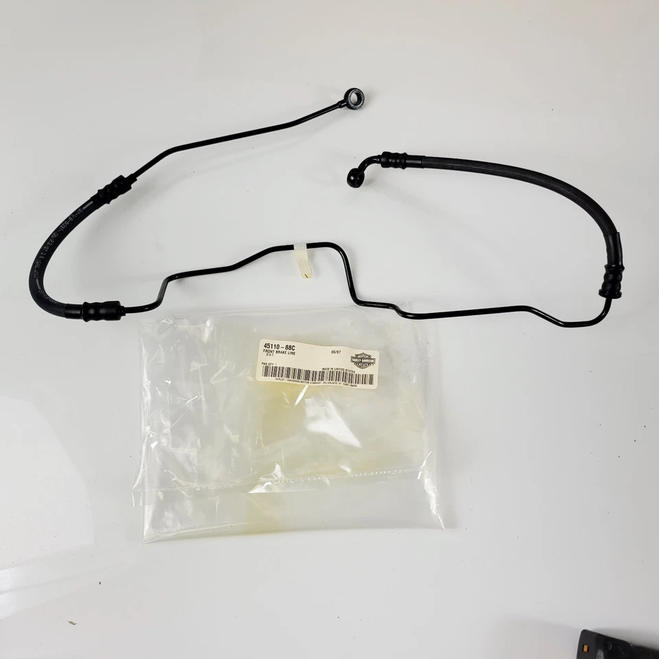 OEM Harley-Davidson Front Brake Line - 1988-1995 Softail Springer NOS 45110-88C - Image 2 of 4