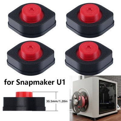 4 Stück Stoßdämpfende Polsterung Fußpolster 3D-Drucker Zubehör für Snapmaker U1