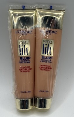 2 X LOREAL Visible Lift Blur Foundation 202 CLASSIC IVORY