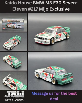 Kaido House x Mini GT BMW M3 Kaido Works Larry Chen V1 Seven-Eleven #217 1/64 - Image 1 of 4