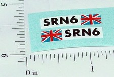 Matchbox 72 SRN6 Hovercraft Sticker Pair SF-72B