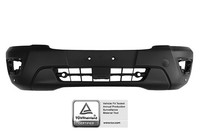 Paraurti 100.19151 Poliplast FüR Ford Schwarz Vorne Mit TÜV® Gutachten