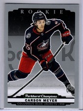 2022-23 Parkhurst Champions Carson Meyer Silver Rookie Card # 275