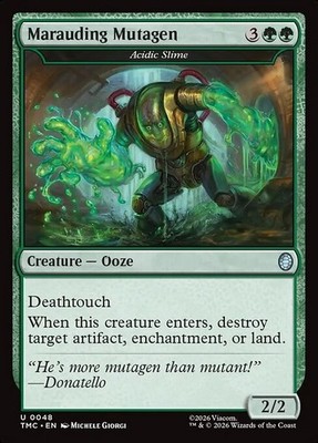 *MtG: 4x Acidic Slime - CMD Teenage Mutant Ninja Turtles UC - magicman-europe*