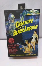 NECA Ultimate Creature From The Black Lagoon 7" Action Figure BLACK & WHITE