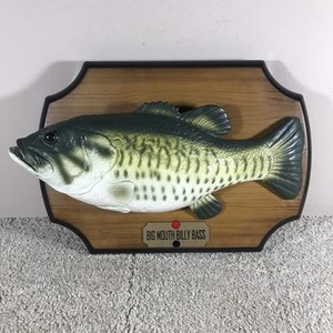 Big Mouth Billy Bass Singing Fish 1999 Take Me to the River Don't Worry Be Happy