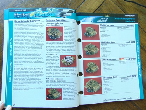 Vintage Original 1999 Holley Marine Performance Catalog - Picture 5 of 14
