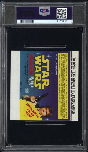 1978 Topps Star Wars Sugar Free Gum Pin-Up #1 Jawas PSA 9 MINT - Picture 2 of 2