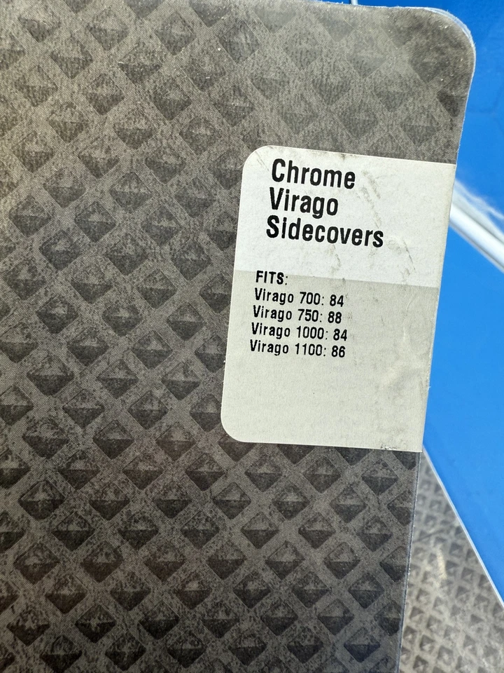 GENUINE YAMAHA VIRAGO 700/750/1000/1100 CHROME SIDE COVERS ABA-42X09-00-10 - Image 4 of 4