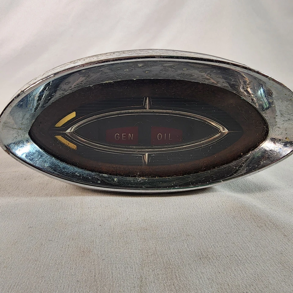 61 Oldsmobile Starfire tablero generador medidor de aceite pod bisel gas dinámico Foto 3 de 4