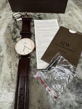 Daniel Wellington Classic Bristol Women's Quartz Brown Leather Watch 0511DW