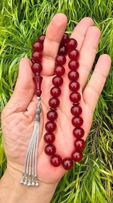 Amber Bakelite Tasbih سبحة | Prayer Beads | Misbaha Subha Tasbeeh Worry Beads