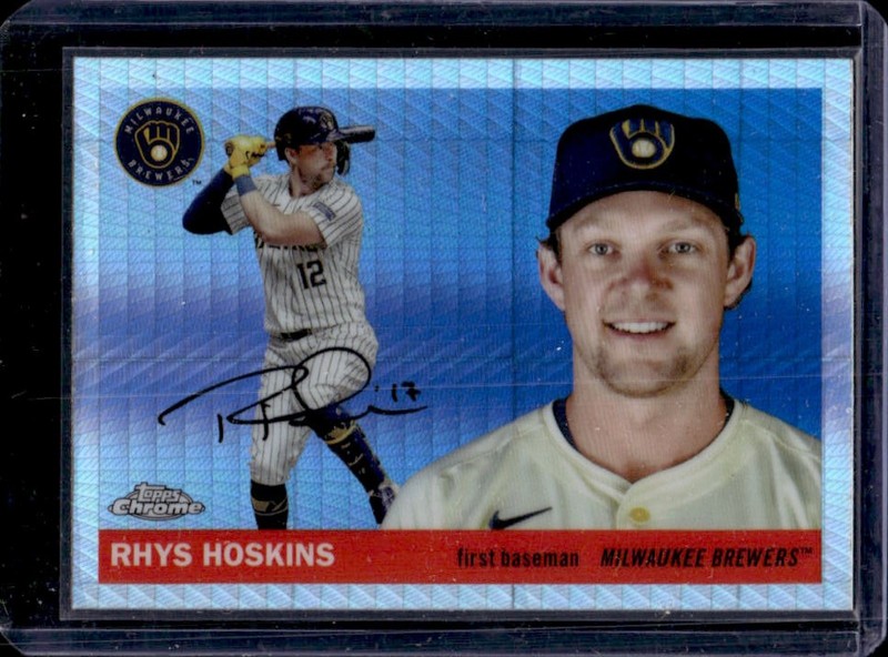 2025 Topps Chrome Platinum Rhys Hoskins Prism Refractor Retail Exclusive #63