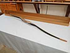 CHARRON ARCHERY - CUSTOM LONGBOW LEFTHAND 60"AMO @ 46#