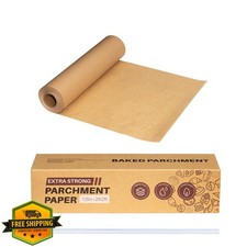 Unbleached Parchment Paper Roll 12in x 262ft Slide Cutter