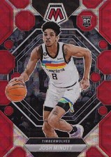 2022-23 Panini Mosaic #237 Josh Minott Red Wave