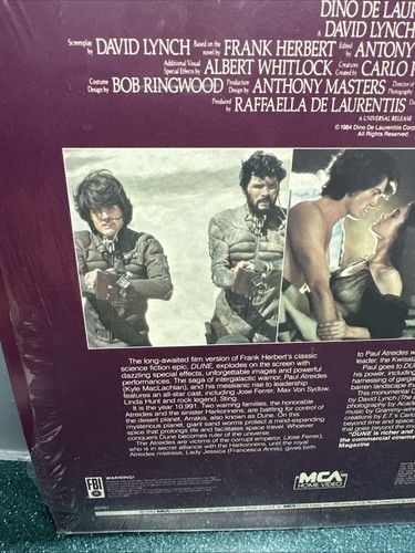 Dune (Laserdisc) 2-disc Collectors Set. Tested Like New Great Cult Classic! - Picture 3 of 7
