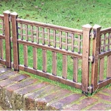 Easylife Garden Fence Panels, Instant Installation Flower Bed Edging 4 pack
