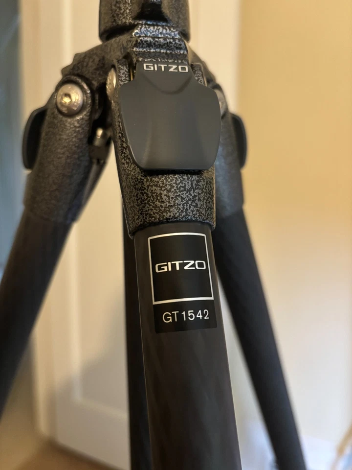 Trípode de fibra de carbono Gitzo GK1542-82QD Mountaineer Serie 1 con cabeza esférica y bolsa! Foto 3 de 4