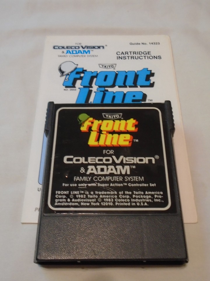 Rare Classic Colecovision Games Coleco Donkey Kong, Tapper, Qbert Atari ...