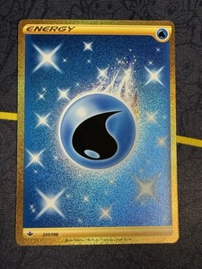 Water Energy (Secret) 231/198 Swsh06: Sword & Shield - Chilling Reign Holo NM