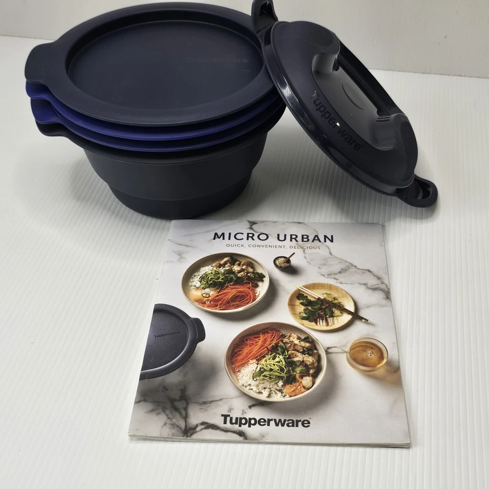 TUPPERWARE Micro Urban Steamer Microwave Small 2 ltrs With Recipe Book  - Bild 3 von 4