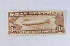 NobleSpirit Popular US #C14 Mint OG LH = $375 CV Graf Zeppelin