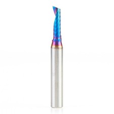 Amana Tool Spektra Coated Solid Carbide Cnc Spiral Single O-Flute Router Bit