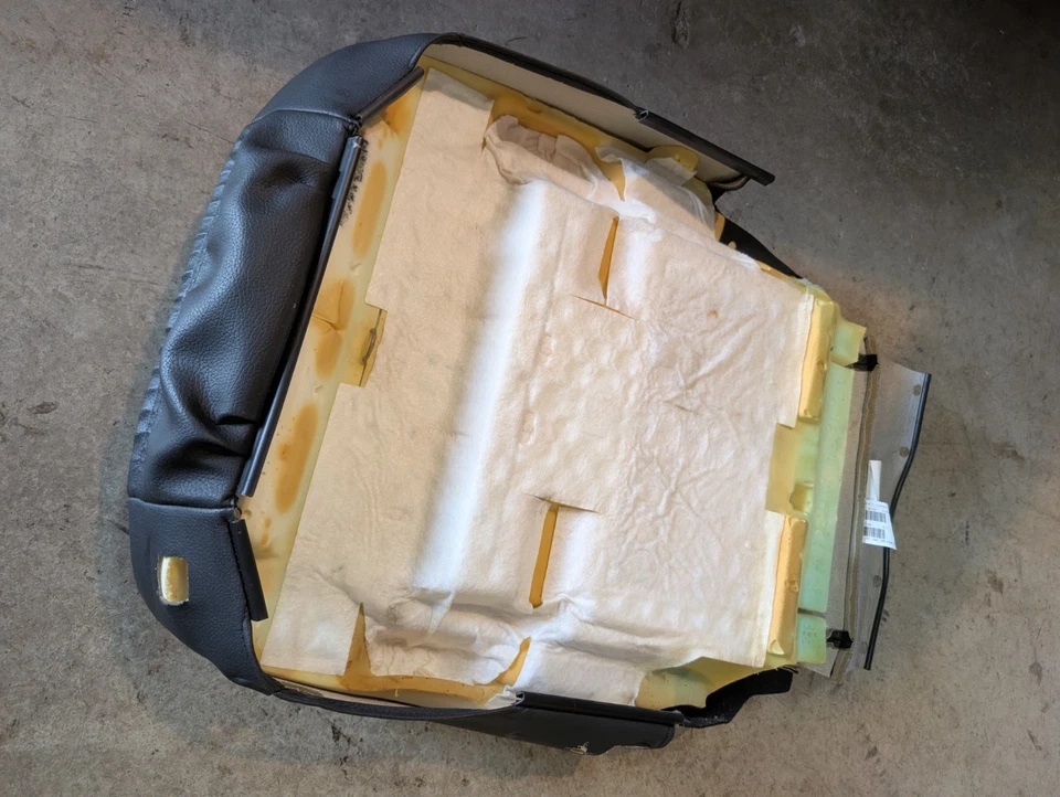 03-07 Saab 9-3 Black Pass Seat Cushion Cover Front Right 12773190 Can Be Driver - Image 2 of 2