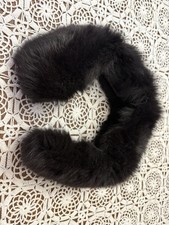 Genuine Blue Fox Fur Detachable Collar