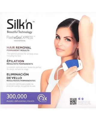 SILK'N FLASH & GO EXPRESS HAIR REMOVAL PERMANENT RESULTS SEALED BOX  