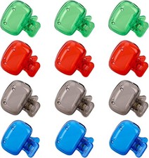 12 Pcs Cubiertas para Cepillo de Dientes Tapas Protectoras de Viaje Colores