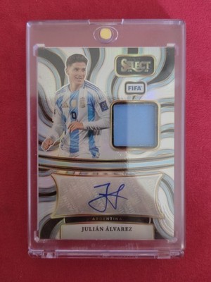 Julian Alvarez Auto Patch Panini Select Fifa Argentina Atletico Madrid La Liga