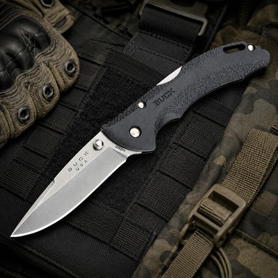 BUCK Bantam BLW Drop Point Mid-Lock Back Knife brand new in box Made in USA