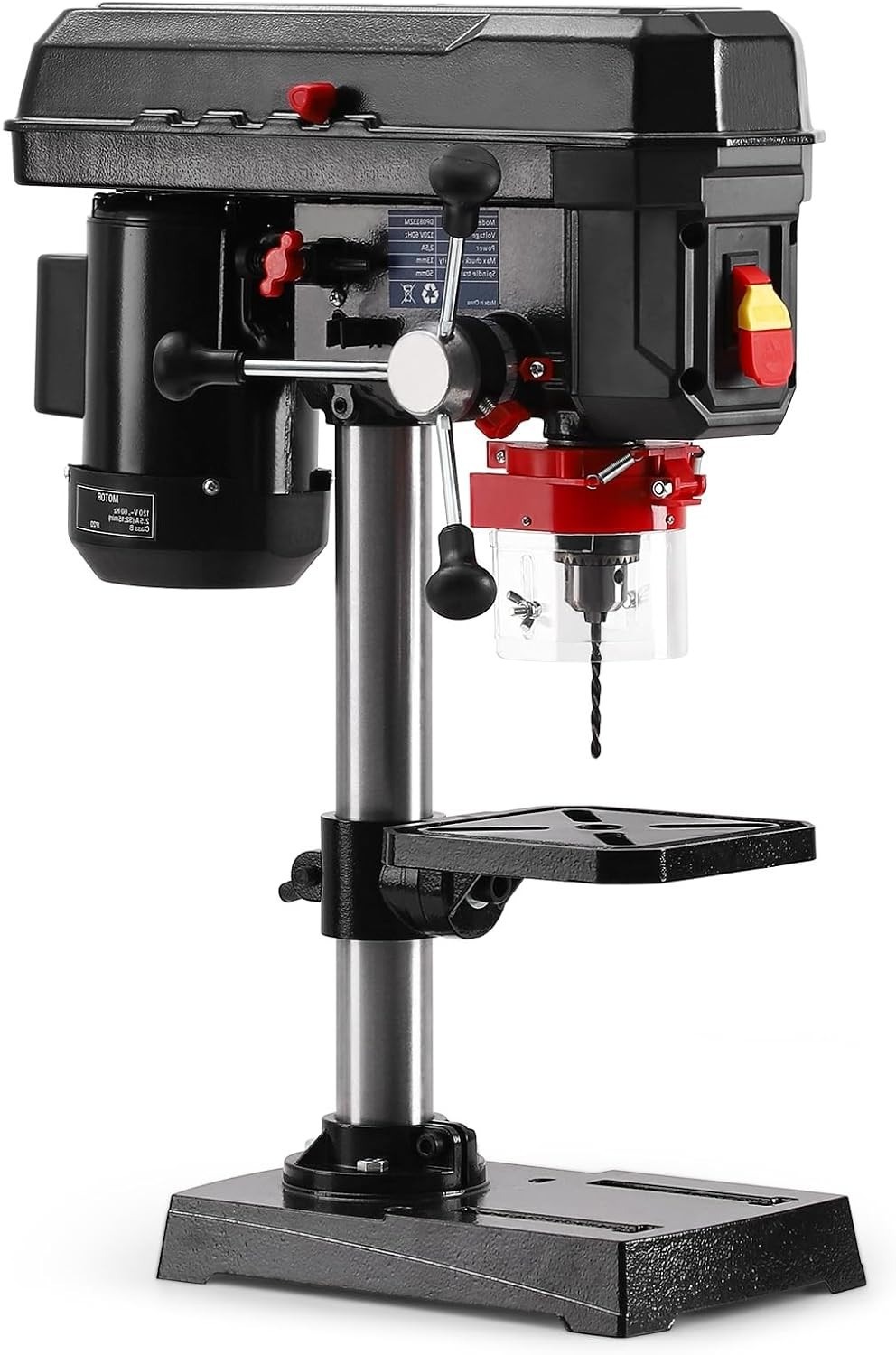 8 Inch Benchtop Drill Press,0-45&deg; Tiltable Table,2.5A Motor