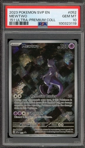 Pokemon Mewtwo 151 Ultra-Premium Coll. Promo SVP EN 052 PSA 10 Gem Mint