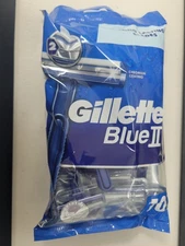 Gillette Blue2 Men's Disposable Razors,  10 Count Pack Of 5 With Free US Ship