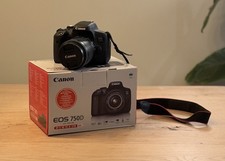 Canon EOS 750D Digital SLR Camera Black with 18-55mm Lens - Read Description 
