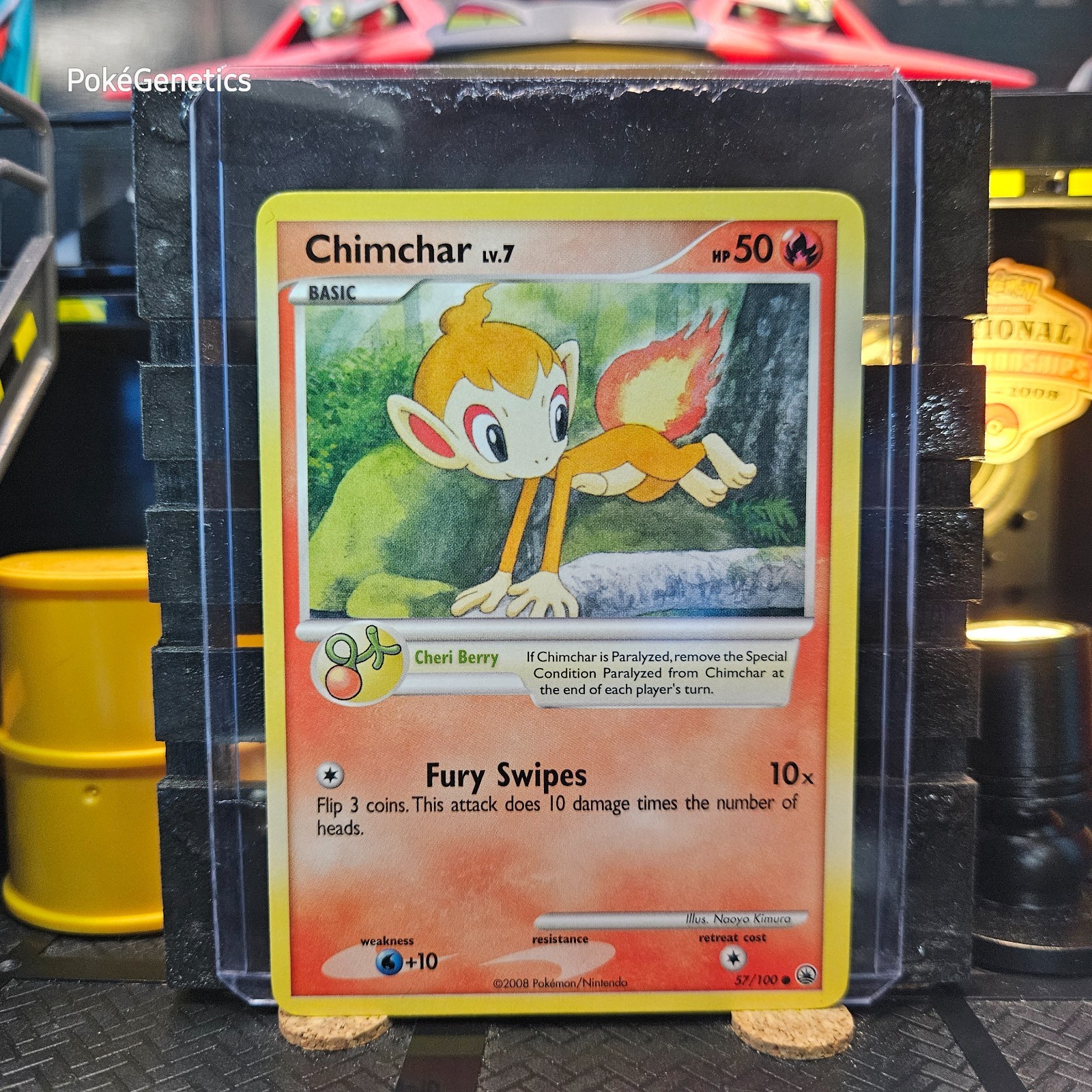 Chimchar Majestic Dawn Pokémon TCG 57/100 Diamond & Pearl Common
