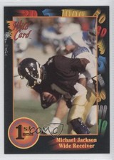 1991 Wild Card Draft Michael Jackson #10 Rookie RC 0c4. rookie card picture