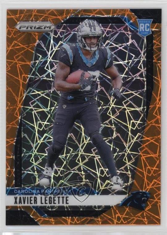 2024 Panini Prizm Rookies Lazer Prizm Xavier Legette #398 Rookie RC