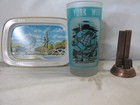 Worlds Fair 1964 New York Tray & Glass — photo 1