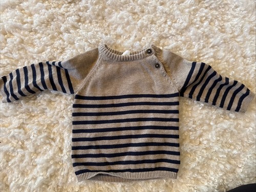 H&M Baby Sweater 6-9mos Used In Great Condition 100% Cotton - Picture 1 of 3