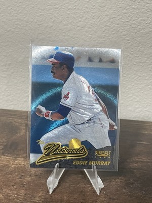 EDDIE MURRAY - CLEVELAND INDIANS -1996 PINNACLE ''STARBURST'' PARALLEL #81 of  100