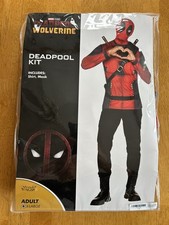 Spirit Halloween Marvel Deadpool Costume Kit Adult XL Shirt, Mask  BONUS BELT