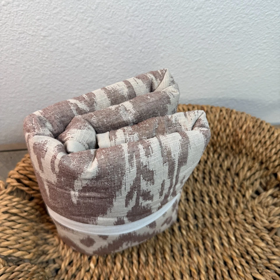 FALEZA ACOLCHADA JACQUARD IKAT GRANERO DE CERÁMICA (1) ESTÁNDAR ~ FIGURA Foto 4 de 4